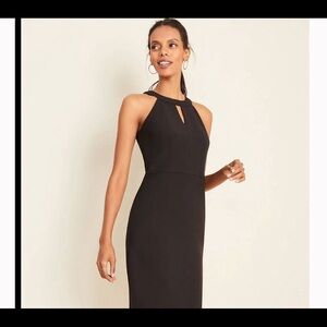 Ann Taylor Cutaway Halter Dress